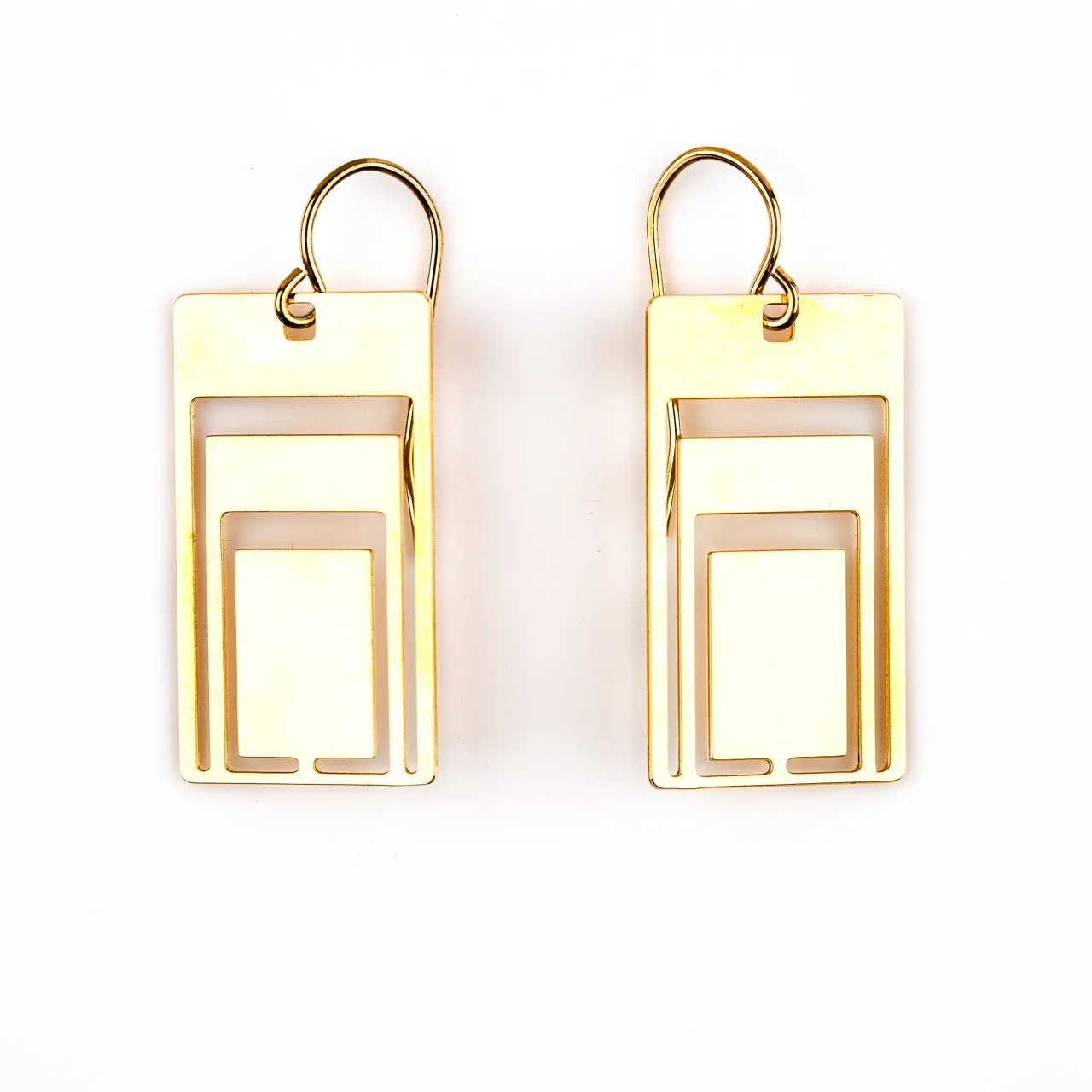 #12 earrings gold