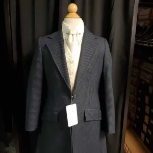 3pc navy striped suit