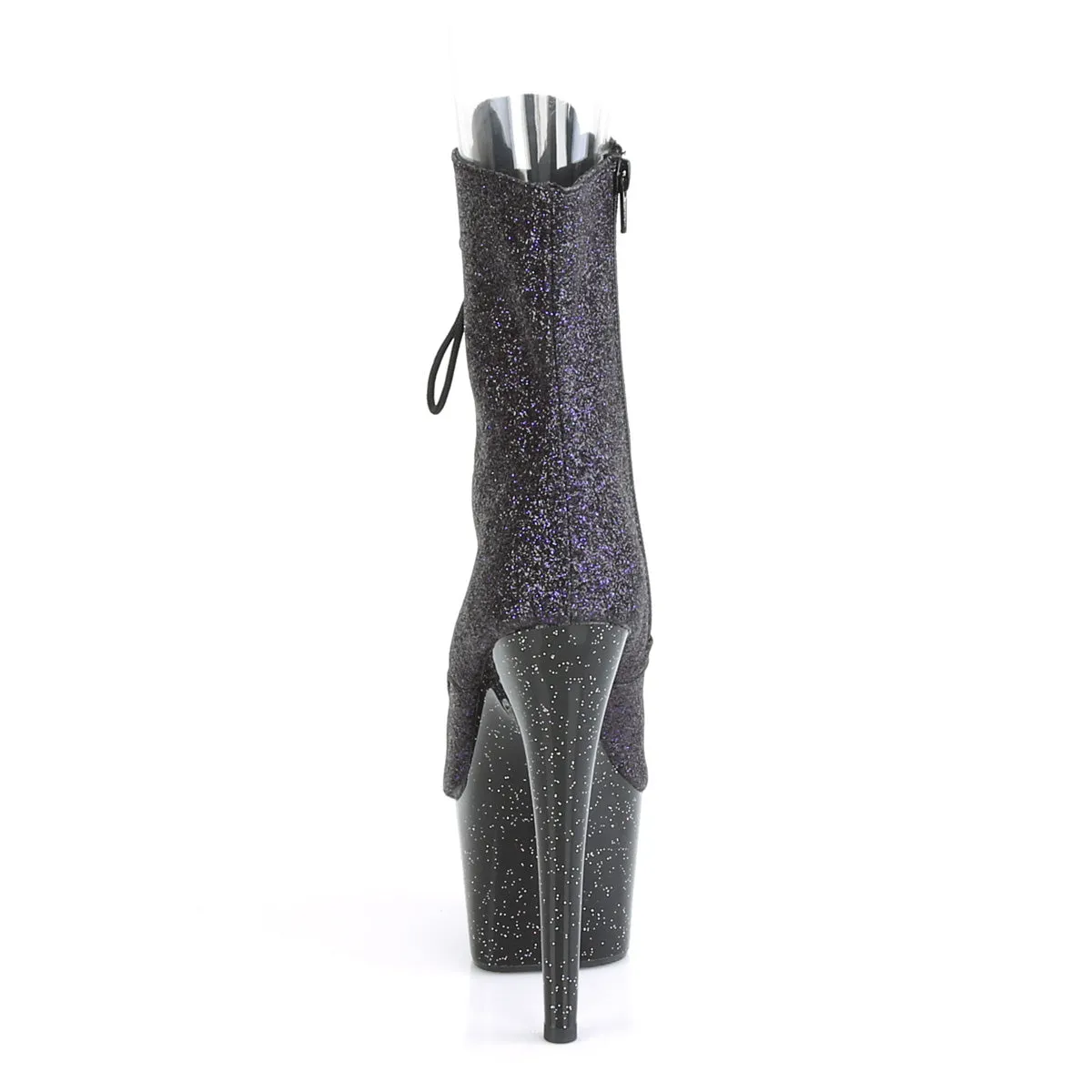 7 Inch Heel ADORE-1021MG Purple Glitter