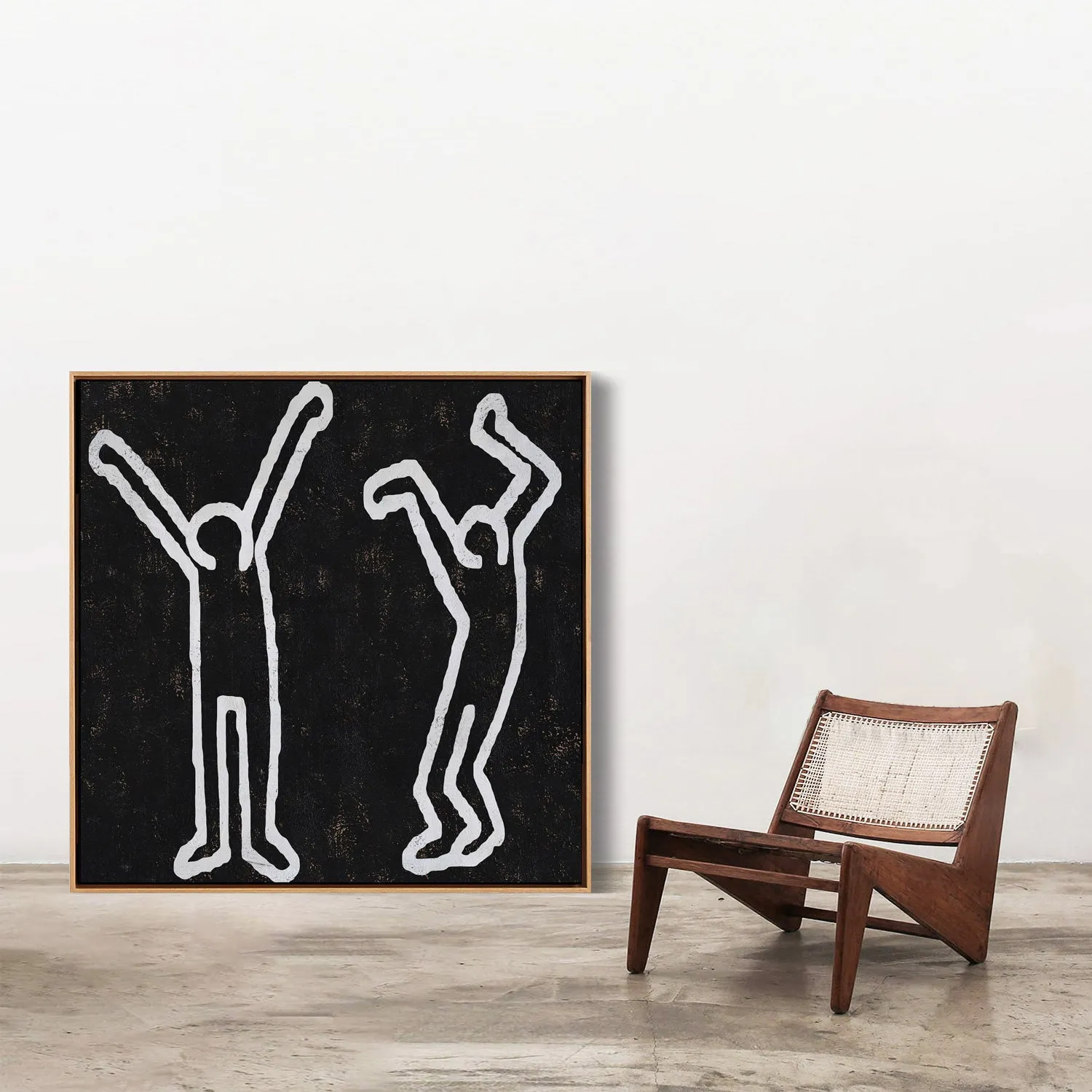Abstract Dancing Man Painting H206SR1