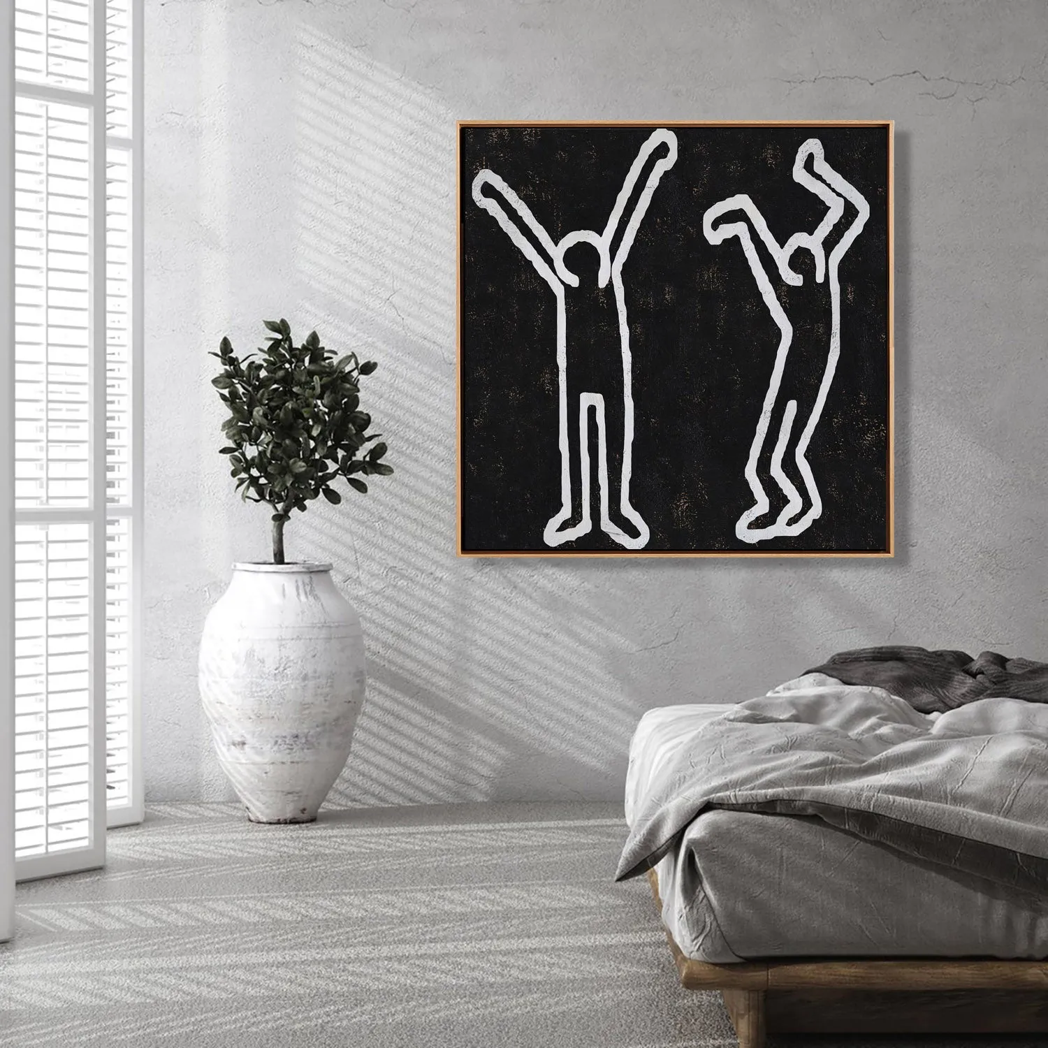 Abstract Dancing Man Painting H206SR1