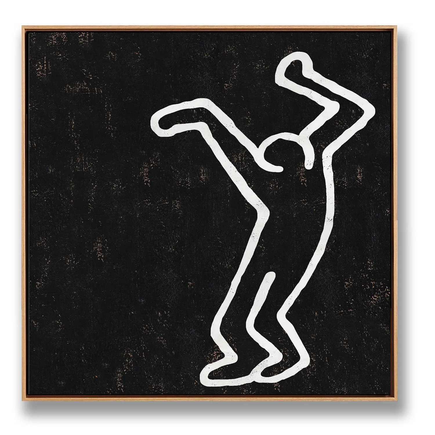 Abstract Dancing Man Painting H207SR