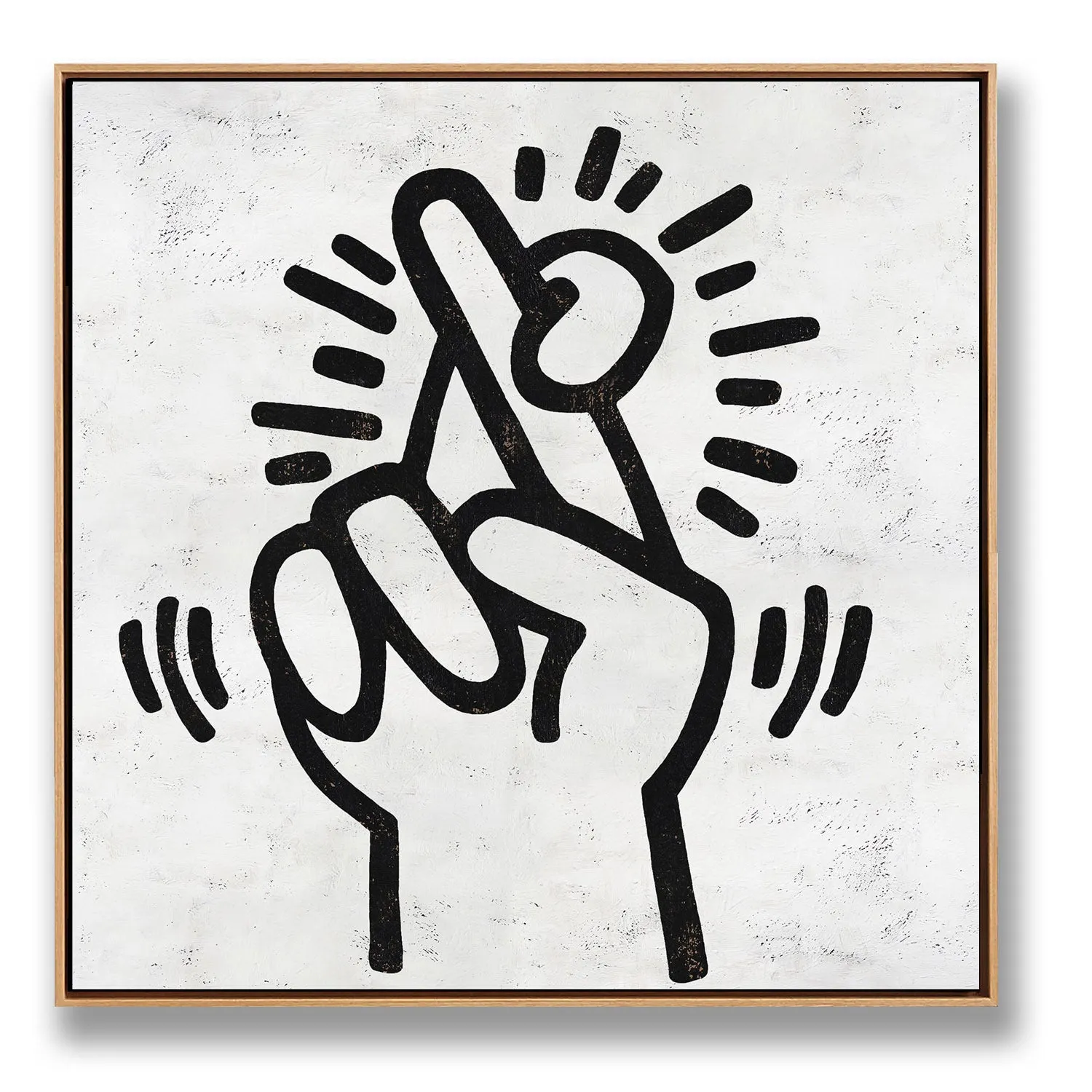 Abstract Dancing Man Painting H311S