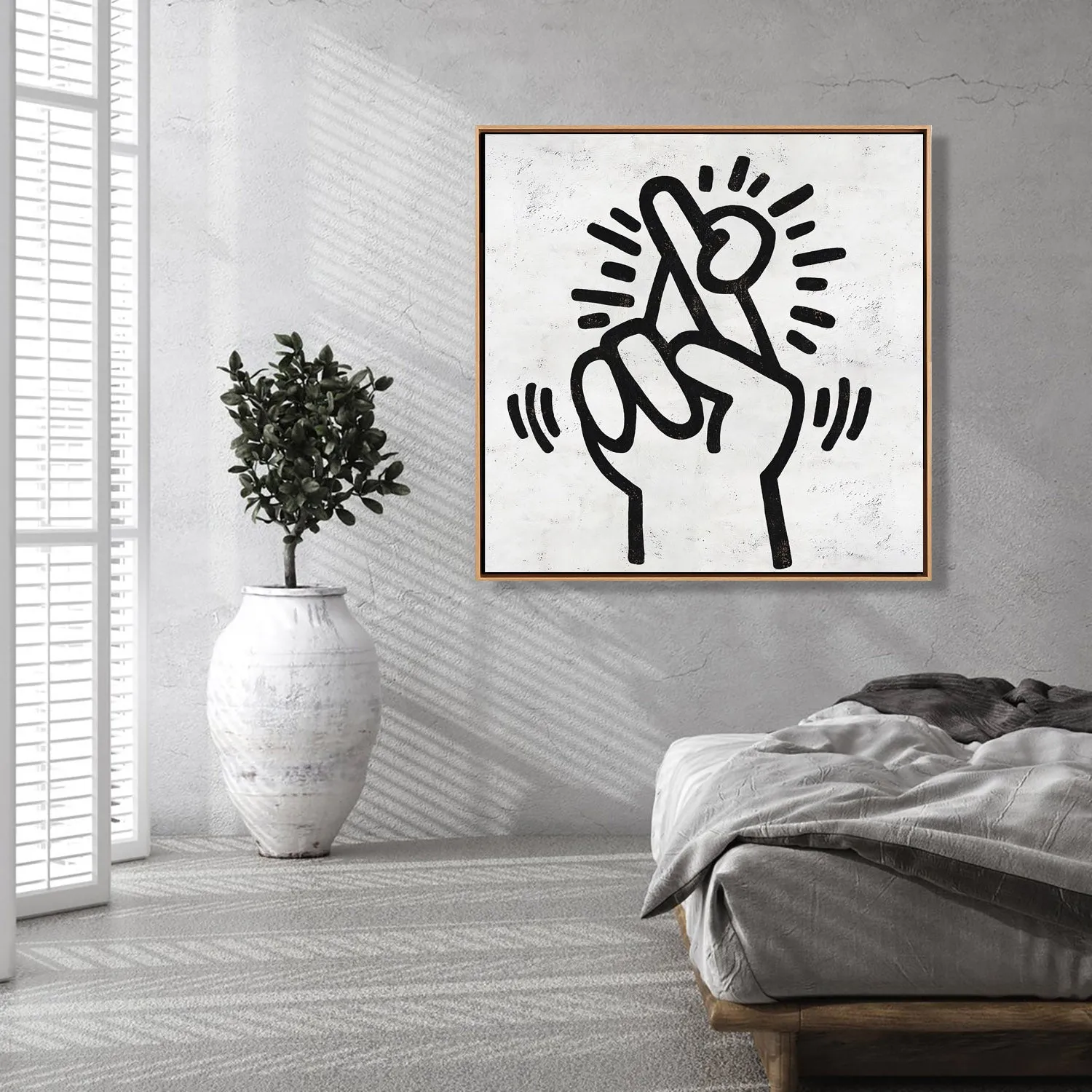 Abstract Dancing Man Painting H311S