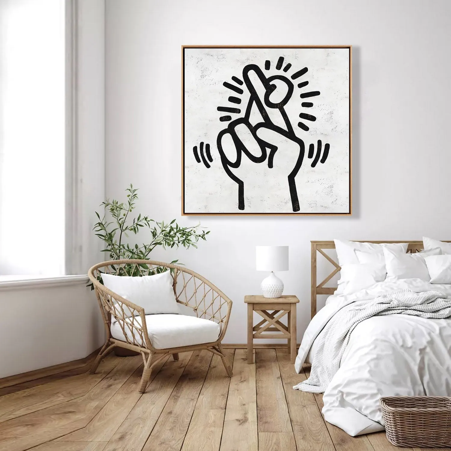 Abstract Dancing Man Painting H311S