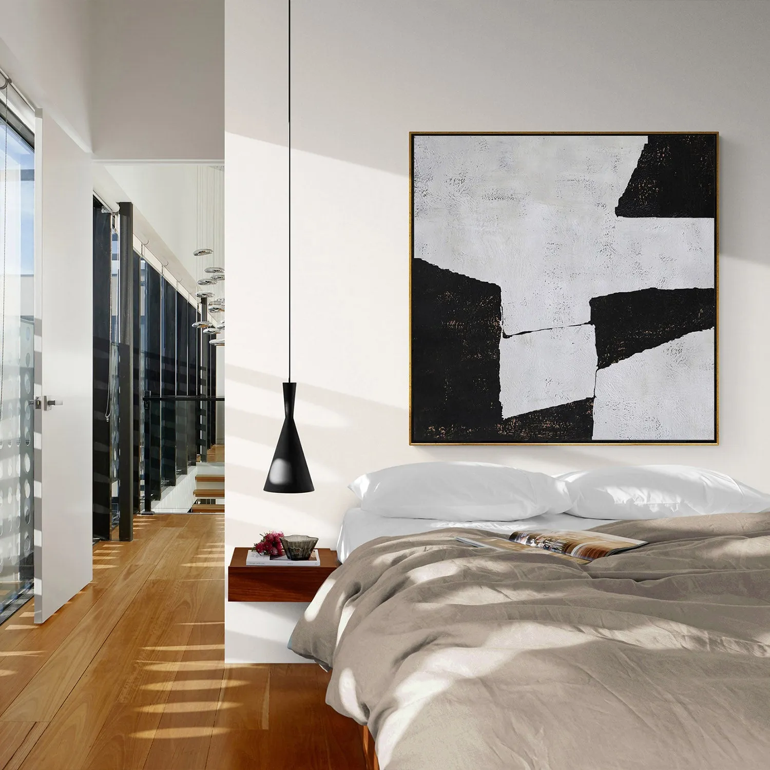 Abstract Geometric Painting H112S