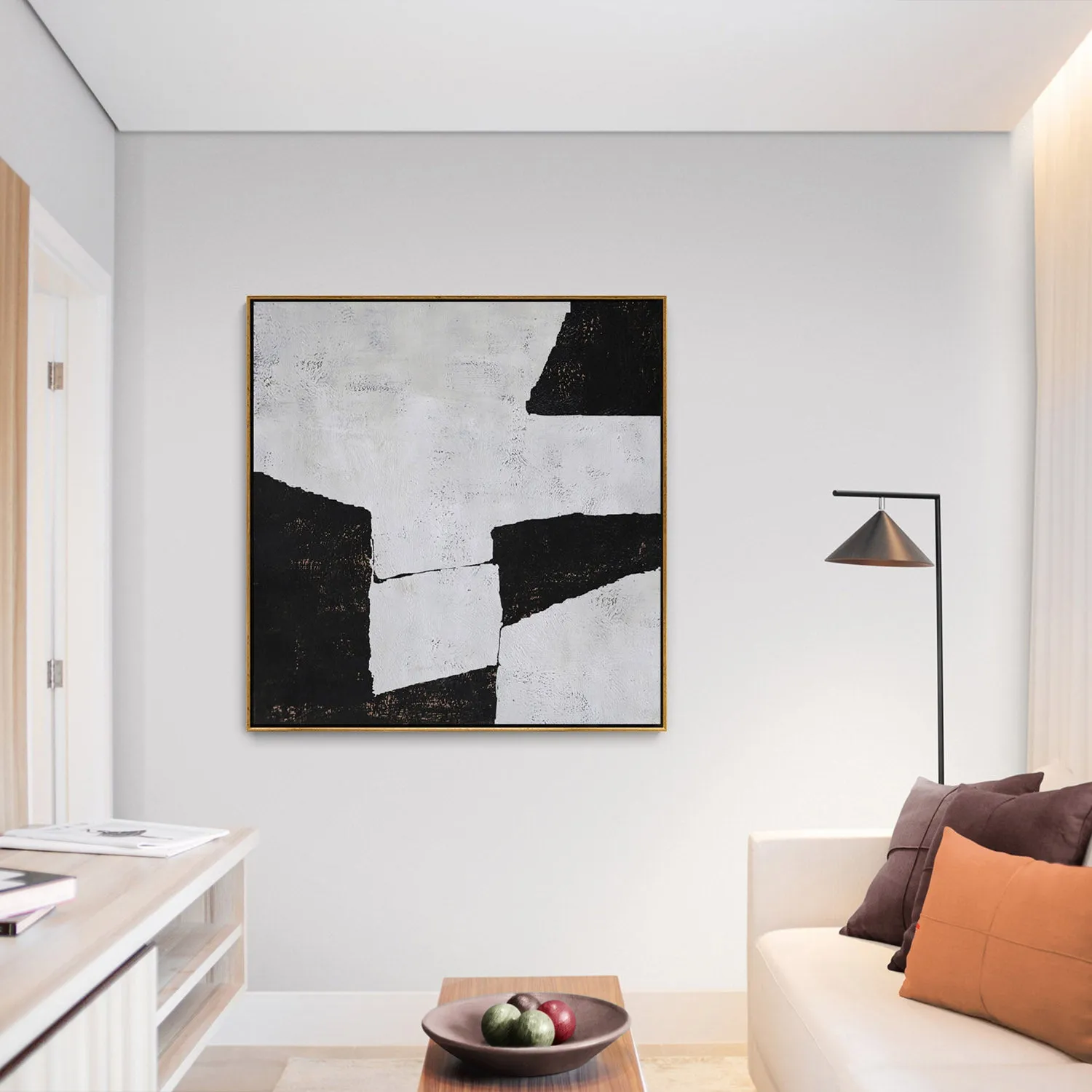Abstract Geometric Painting H112S