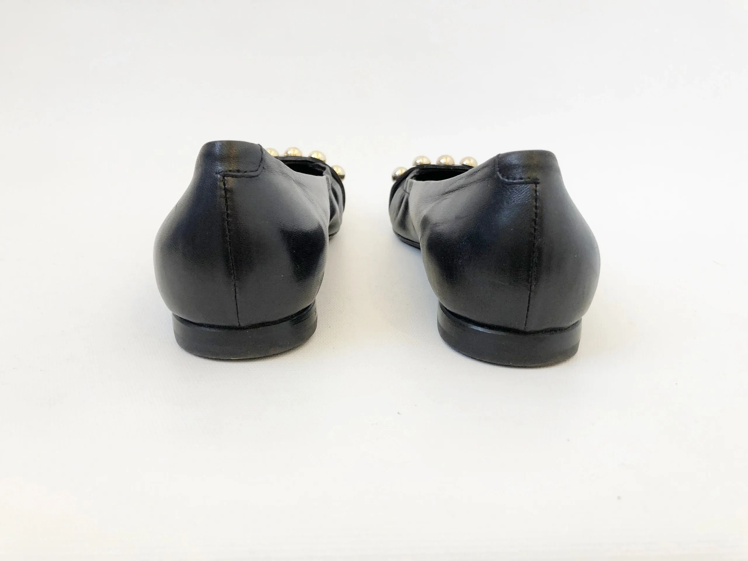 Agl Studded Ballet Flat Size 39 It 9 (9 Us)