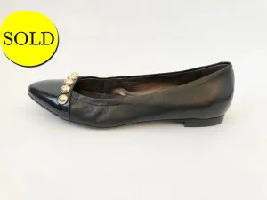 Agl Studded Ballet Flat Size 39 It 9 (9 Us)