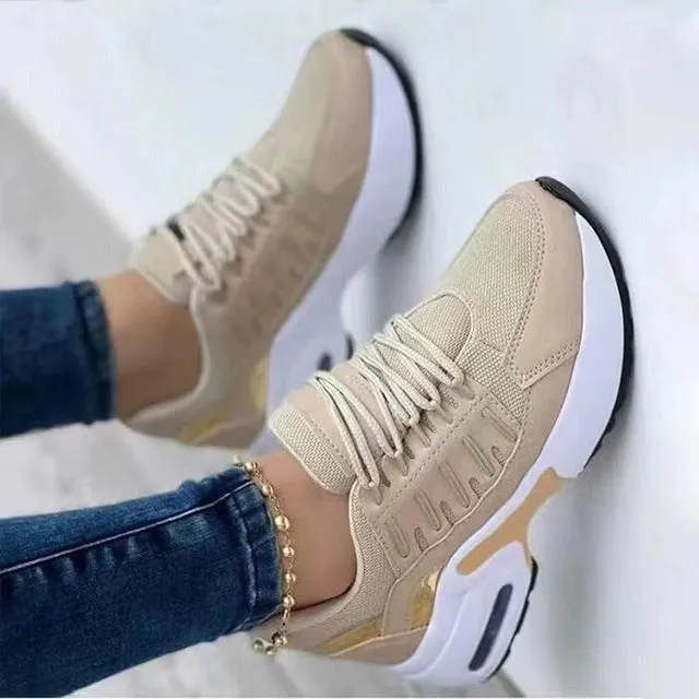 Alex | Casual Sneakers With Cushioned Heel For Women