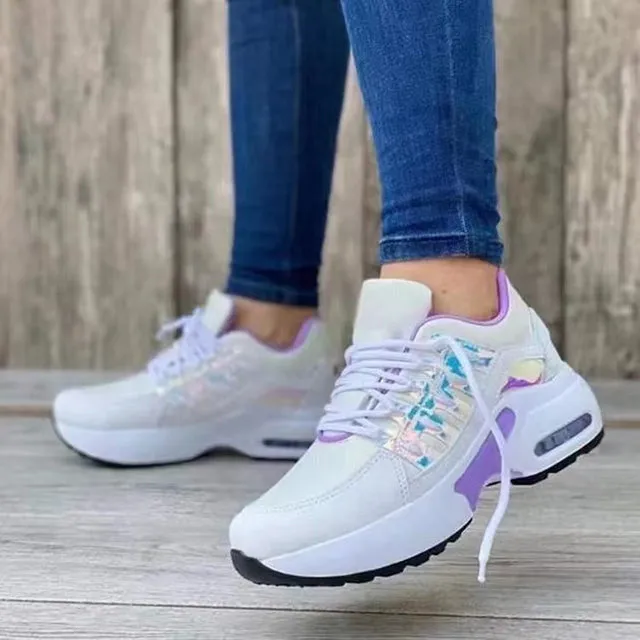 Alex | Casual Sneakers With Cushioned Heel For Women