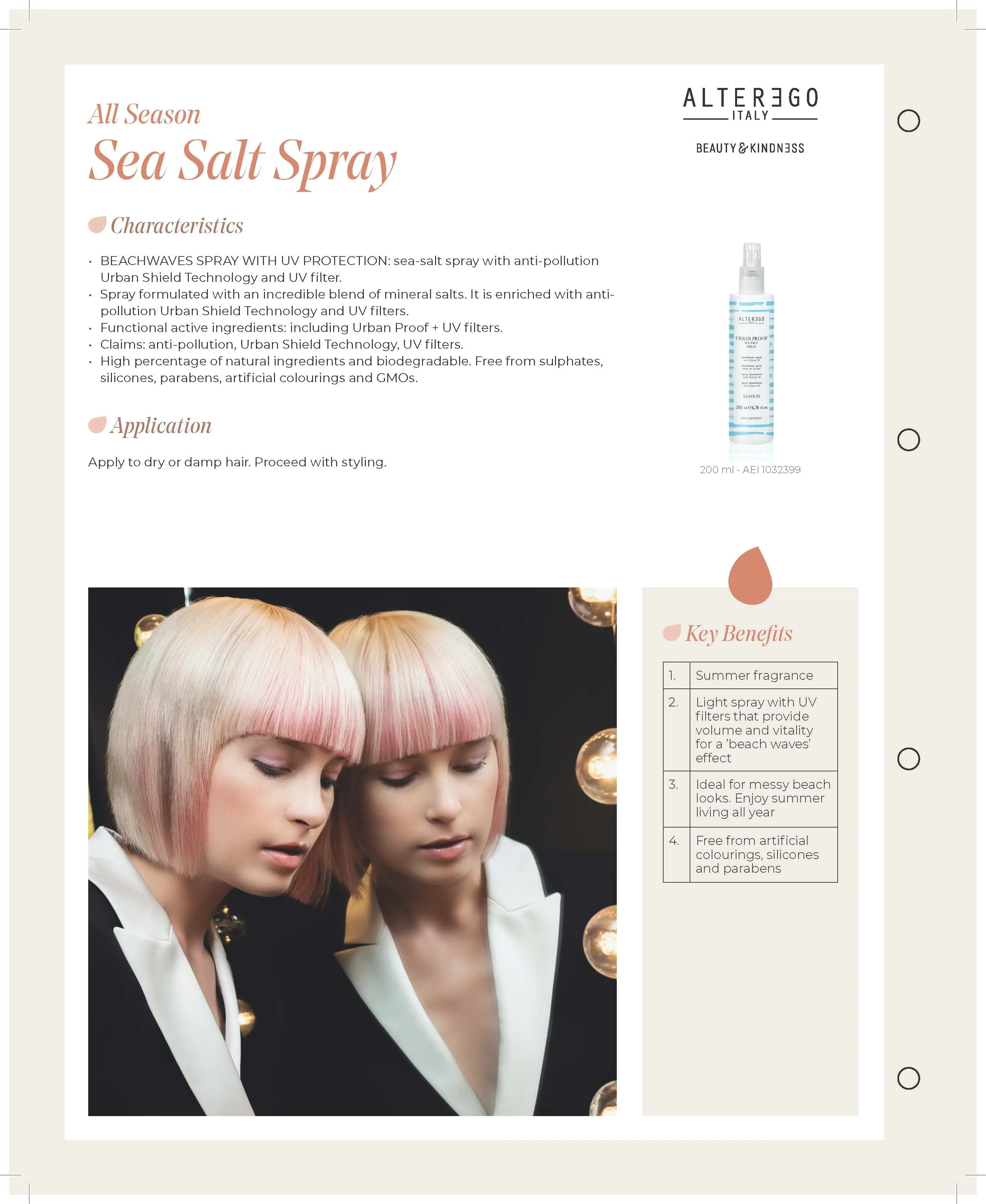 ALTER EGO ITALY  - Urban Proof Collection - Urban Proof Shampoo
