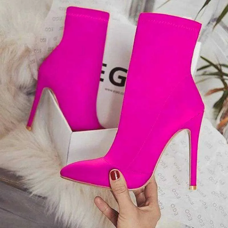Ankle Boots 11.5Cm High Heels Ankle Boots