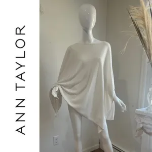 Ann Taylor Lightweight Longline Poncho