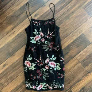 ASTR the Label lace embroidered mini dress