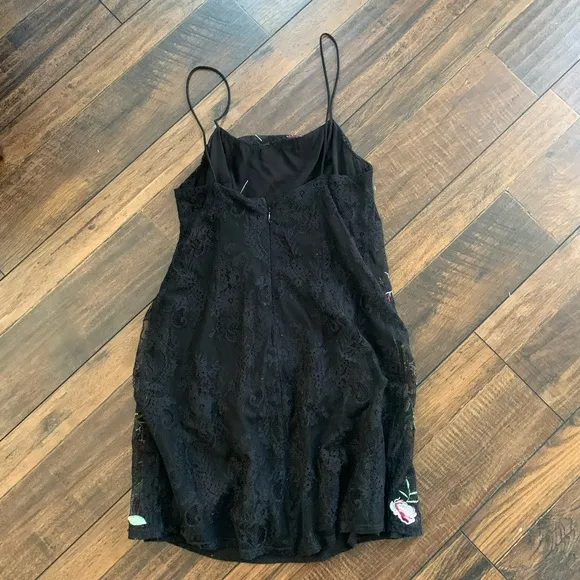 ASTR the Label lace embroidered mini dress