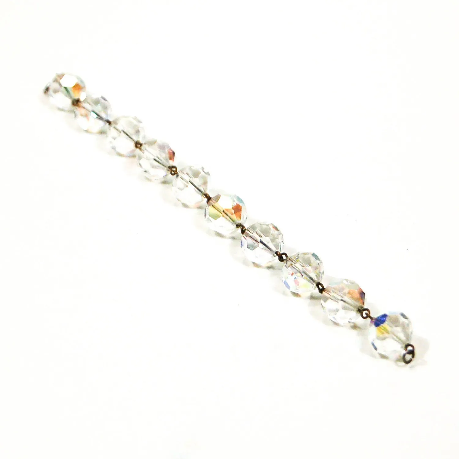 Aurora Borealis Faceted Crystal Bracelet