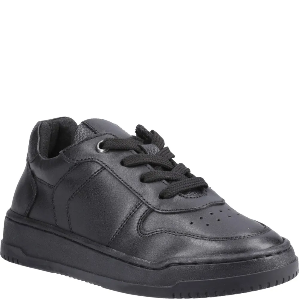 Black Dougie Junior School Shoes