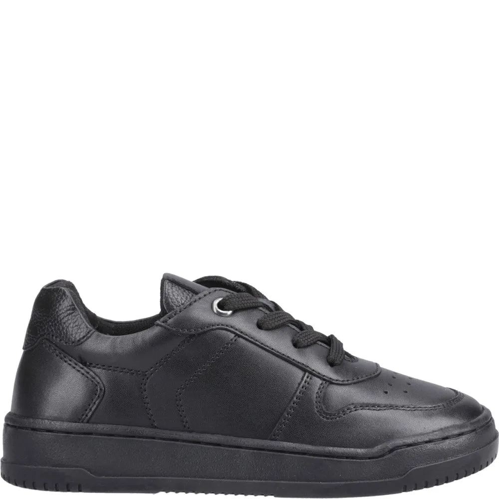 Black Dougie Junior School Shoes