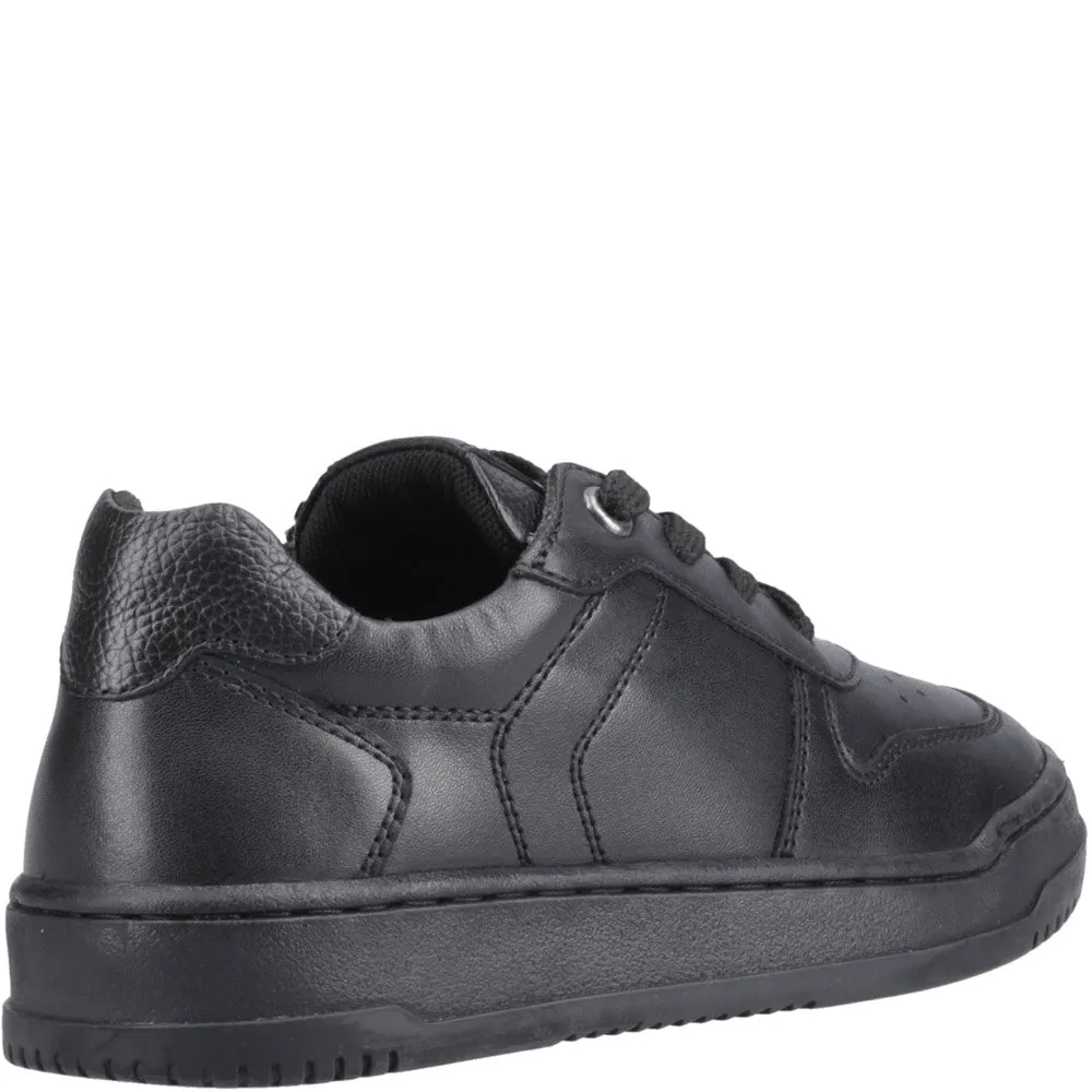 Black Dougie Junior School Shoes