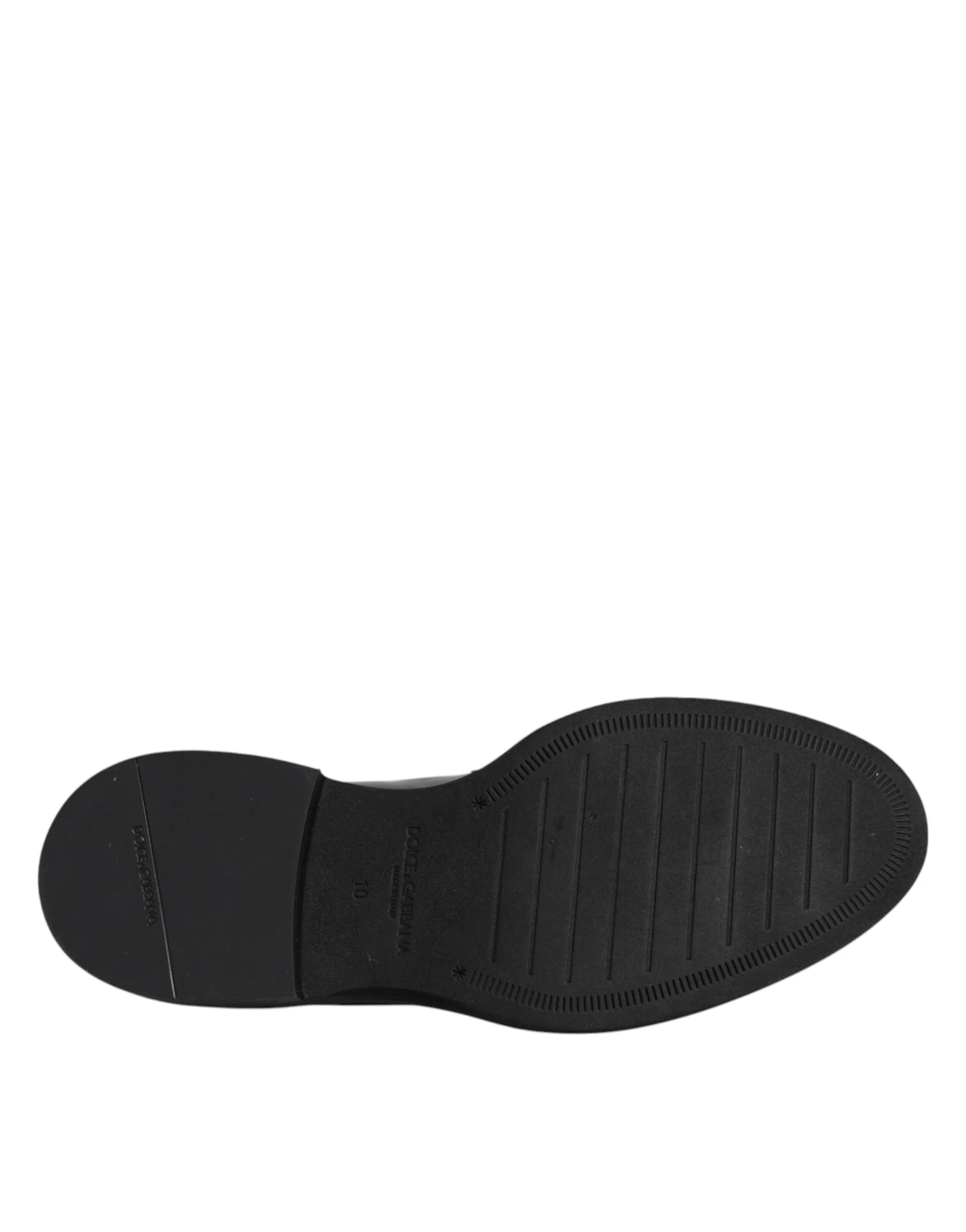 Black Leather Mocassin Formal Dress Shoes