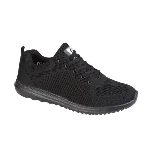 Black Textile Mesh Trainer MJT651A