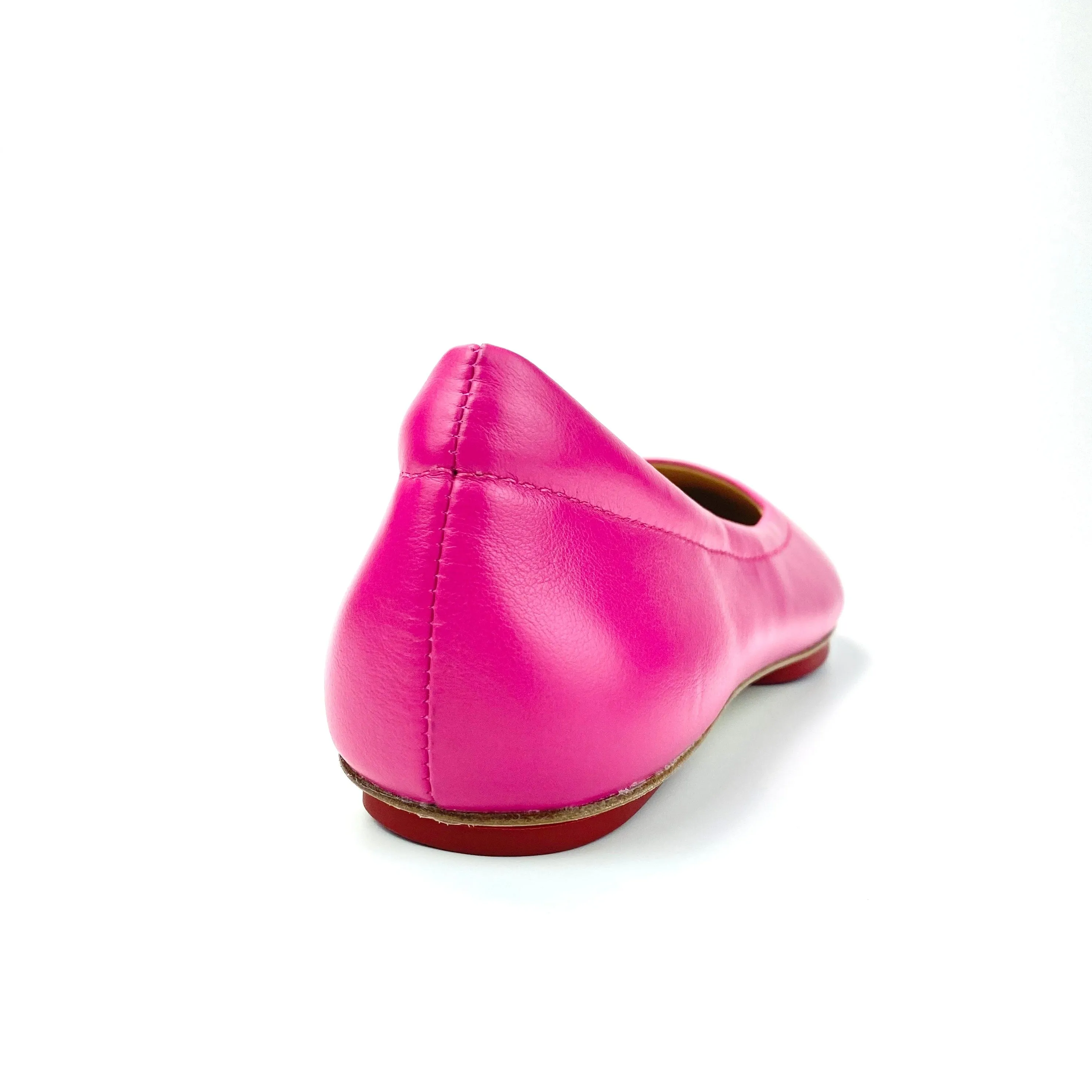 Blushing Pink Silken Glide Sahach Ballet Flats