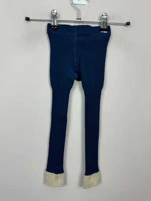 Boden Navy Footless Tights 2-3y