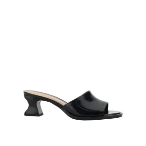 BOTTEGA VENETA Cha-Cha Leather Flats with Sculptured Heel