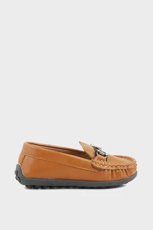 Boys Formal Loafer Q10011-Brown