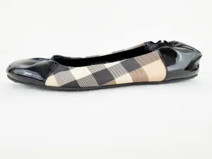 Burberry Check Ballet Flats Size 7