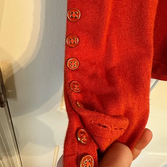 Burnt Orange Soft Lightweight J.McLaughlin Sweater
