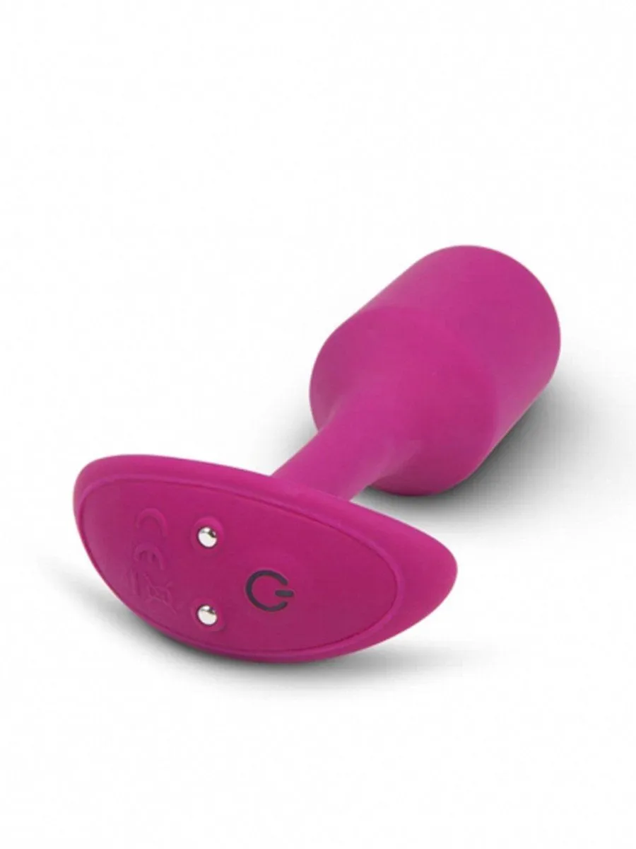 bVibe Snug Plug Medium- Weighted VIBRATING BUTT PLUG