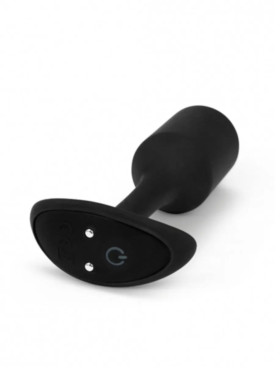 bVibe Snug Plug Medium- Weighted VIBRATING BUTT PLUG