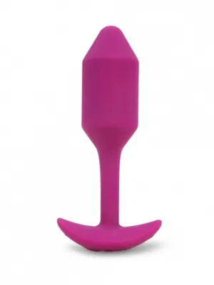 bVibe Snug Plug Medium- Weighted VIBRATING BUTT PLUG