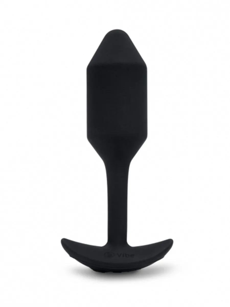 bVibe Snug Plug Medium- Weighted VIBRATING BUTT PLUG