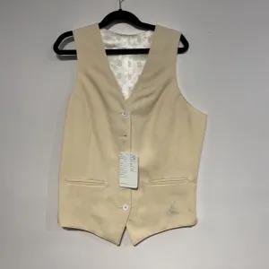 Carl Meyers cream Vest Some Staining
