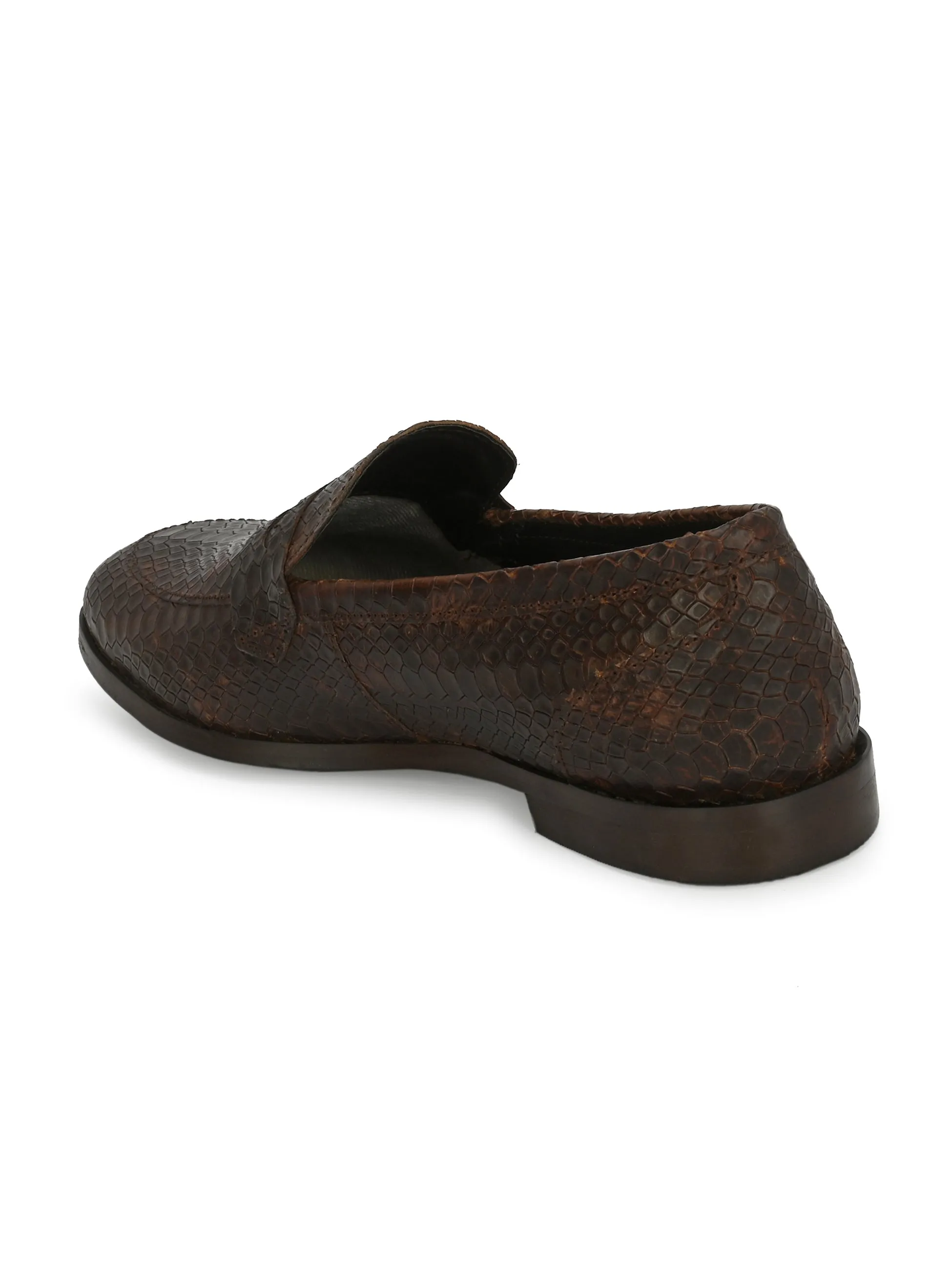 CARLO ROMANO BY WASAN BROWN COLOUR SLIPONS SHOES FOR WOMEN