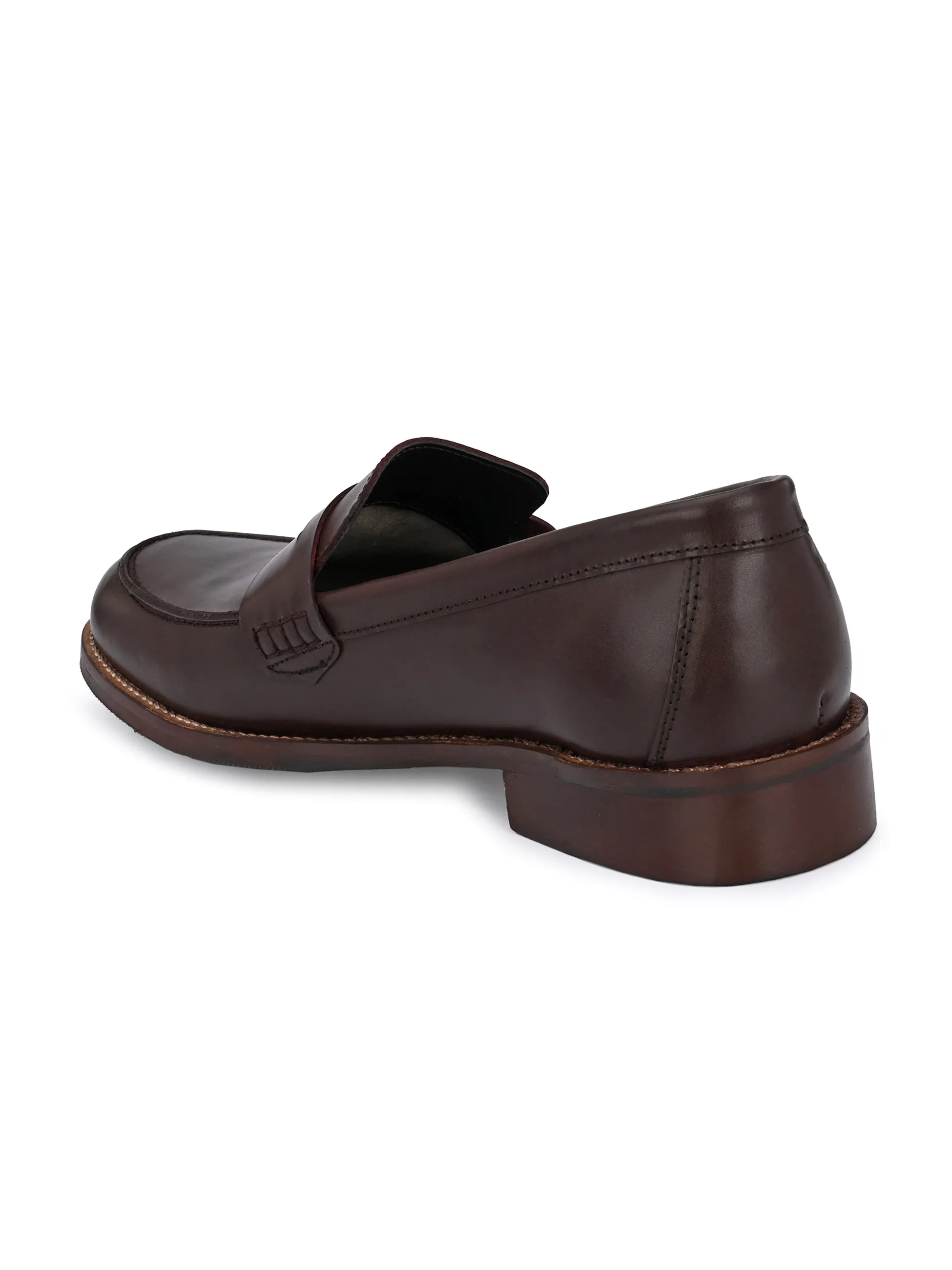 CARLO ROMANO BY WASAN SHOE MEN'S GENUINE BURNISH LEATHER MOCCASIN