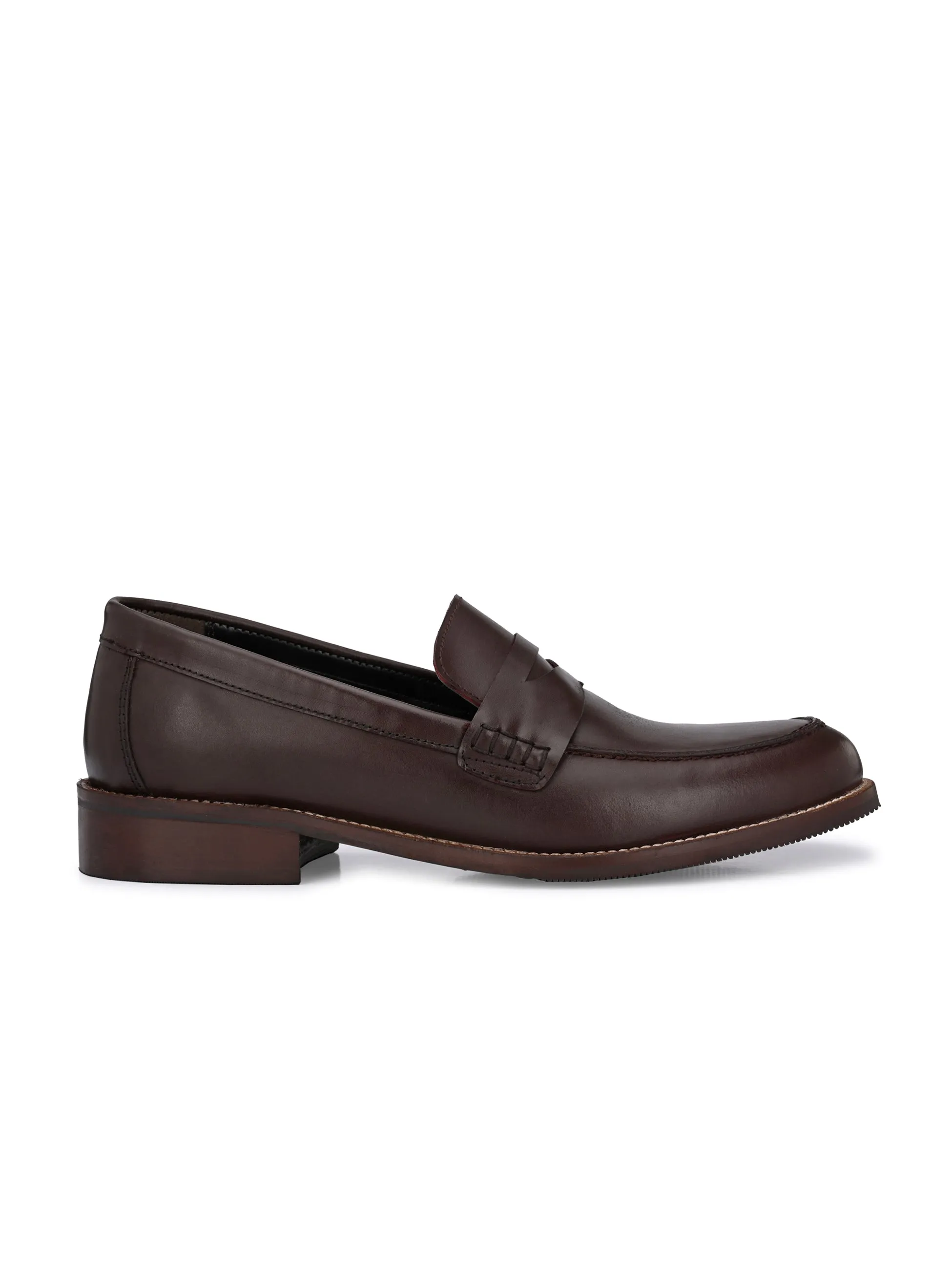 CARLO ROMANO BY WASAN SHOE MEN'S GENUINE BURNISH LEATHER MOCCASIN