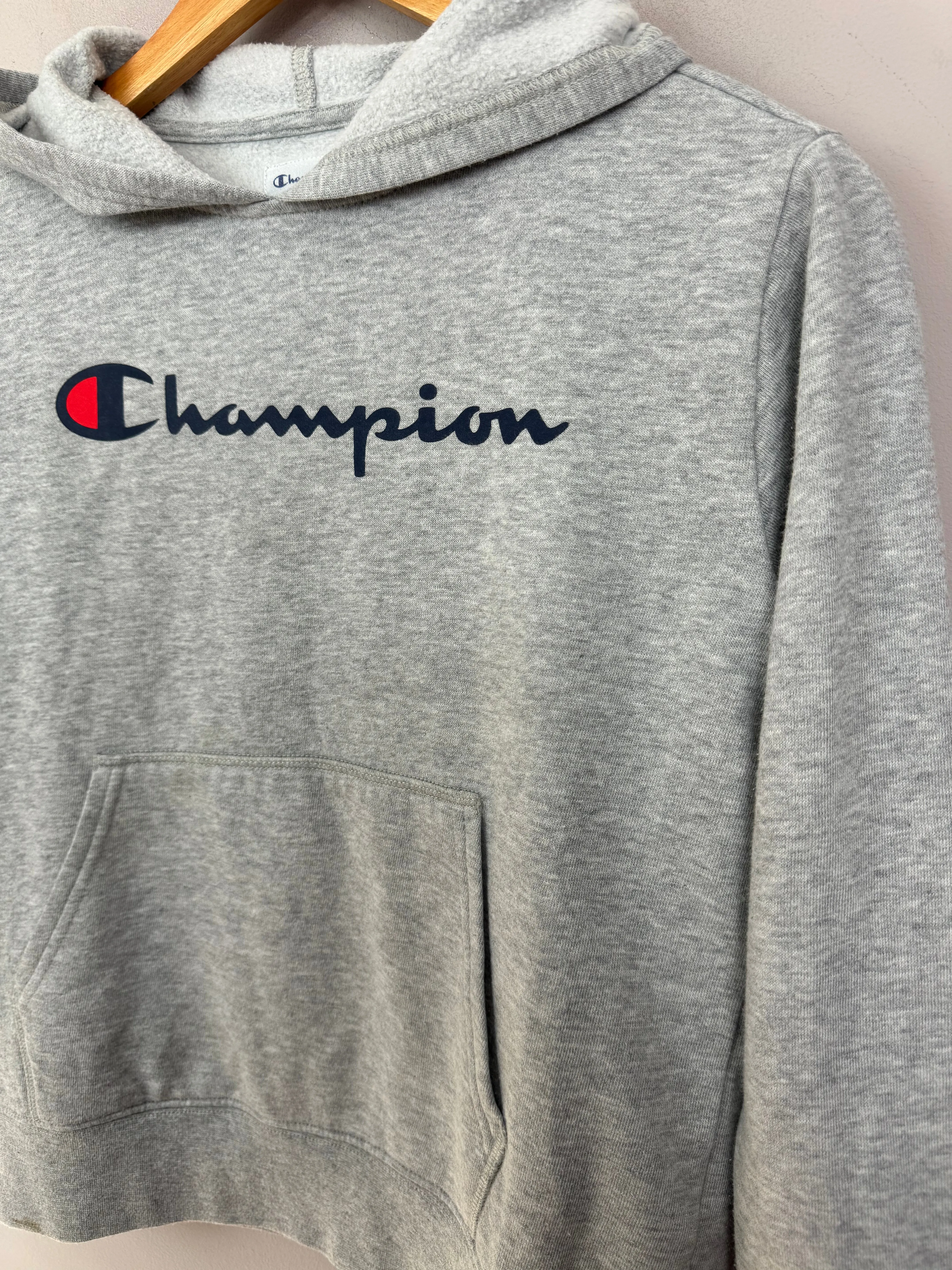 Champion Grey Hoodie 13-13y (L)