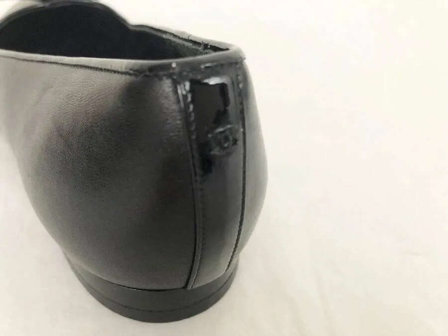 Chanel Leather Ballet Flats Size 38 It (8 Us)