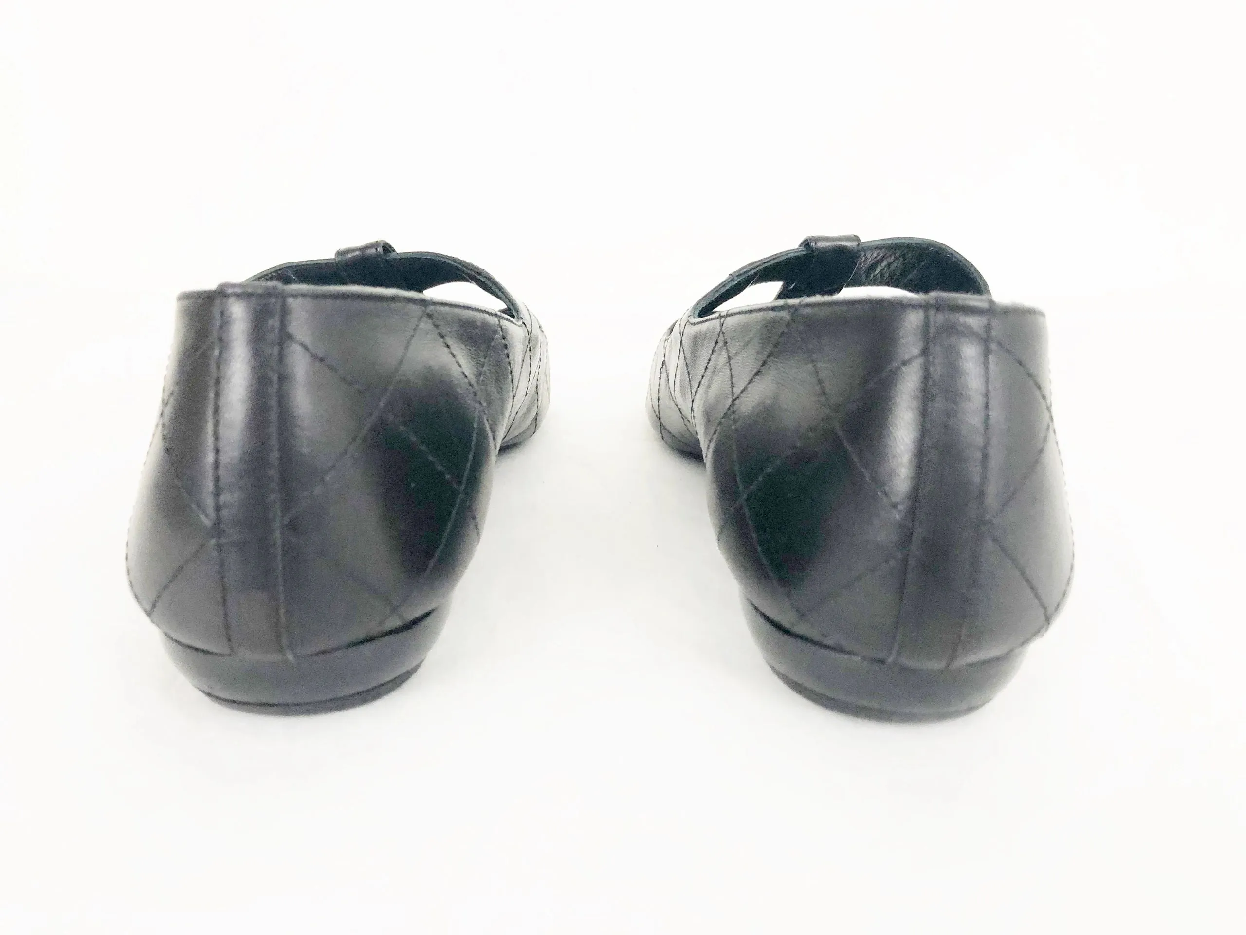 Chanel Ligne Cc Mary Jane Flats Size 38 It (8 Us)