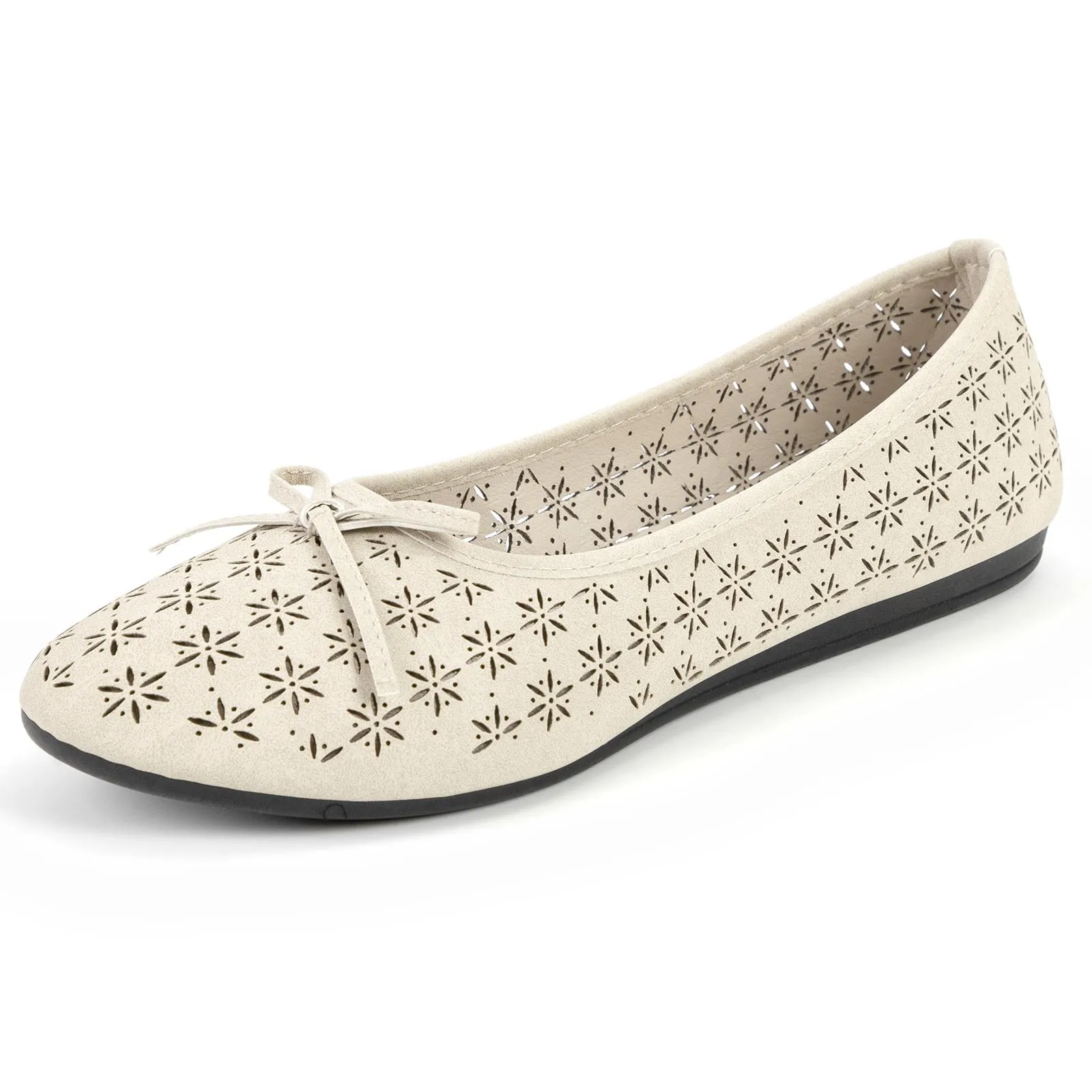CHIN·MOON Women's Slip-Ons Ballet Flats Comfortable Lightweight Casual Dress Shoes