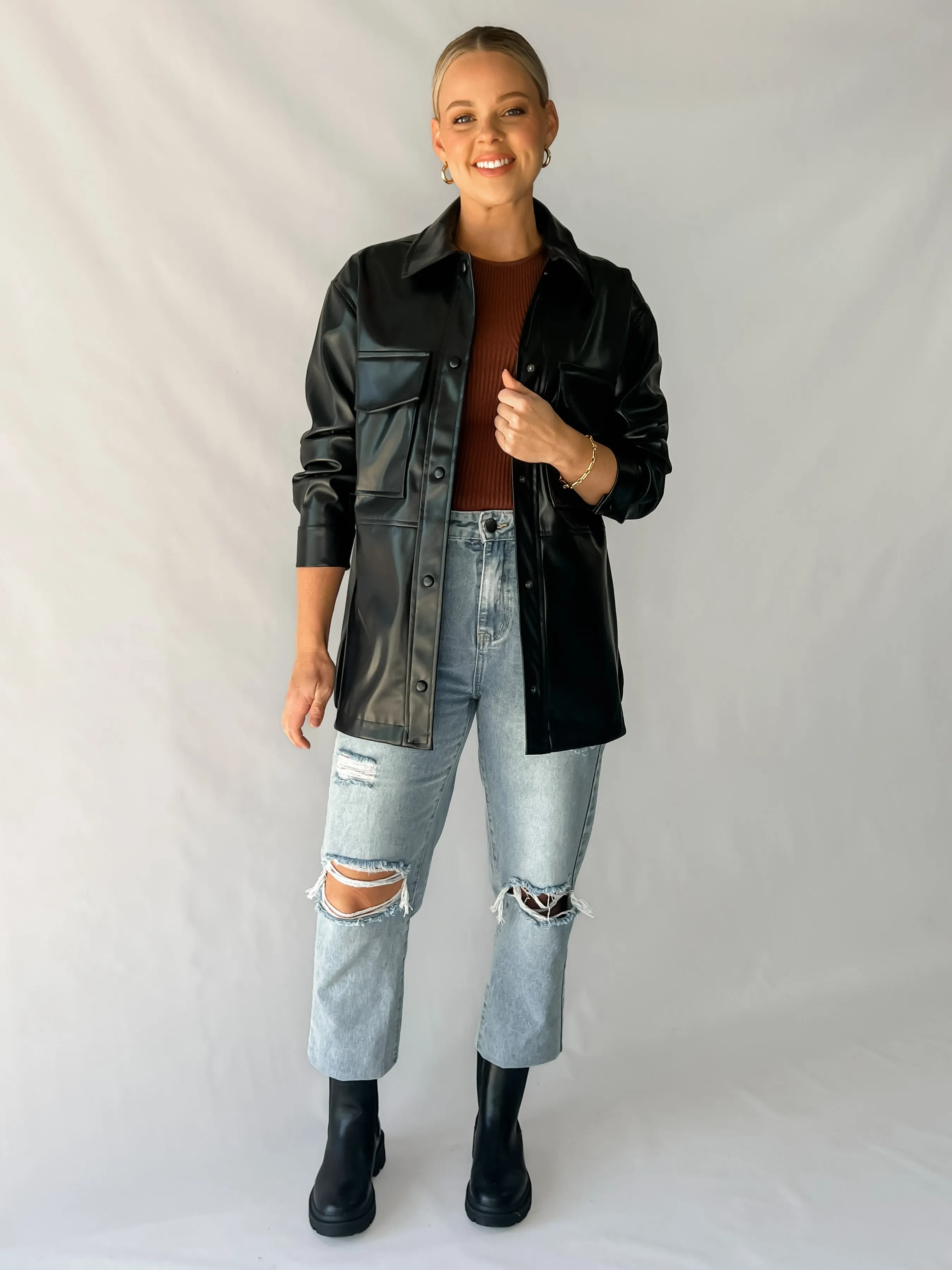 CLAUDI JEANS - DISTRESSED LIGHT BLUE