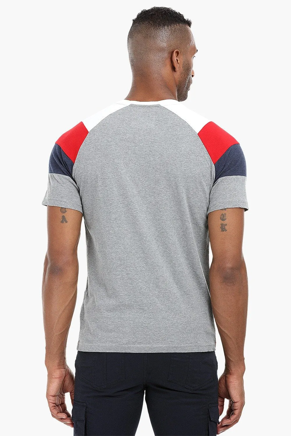 Colorblack Raglan Cotton T-Shirt