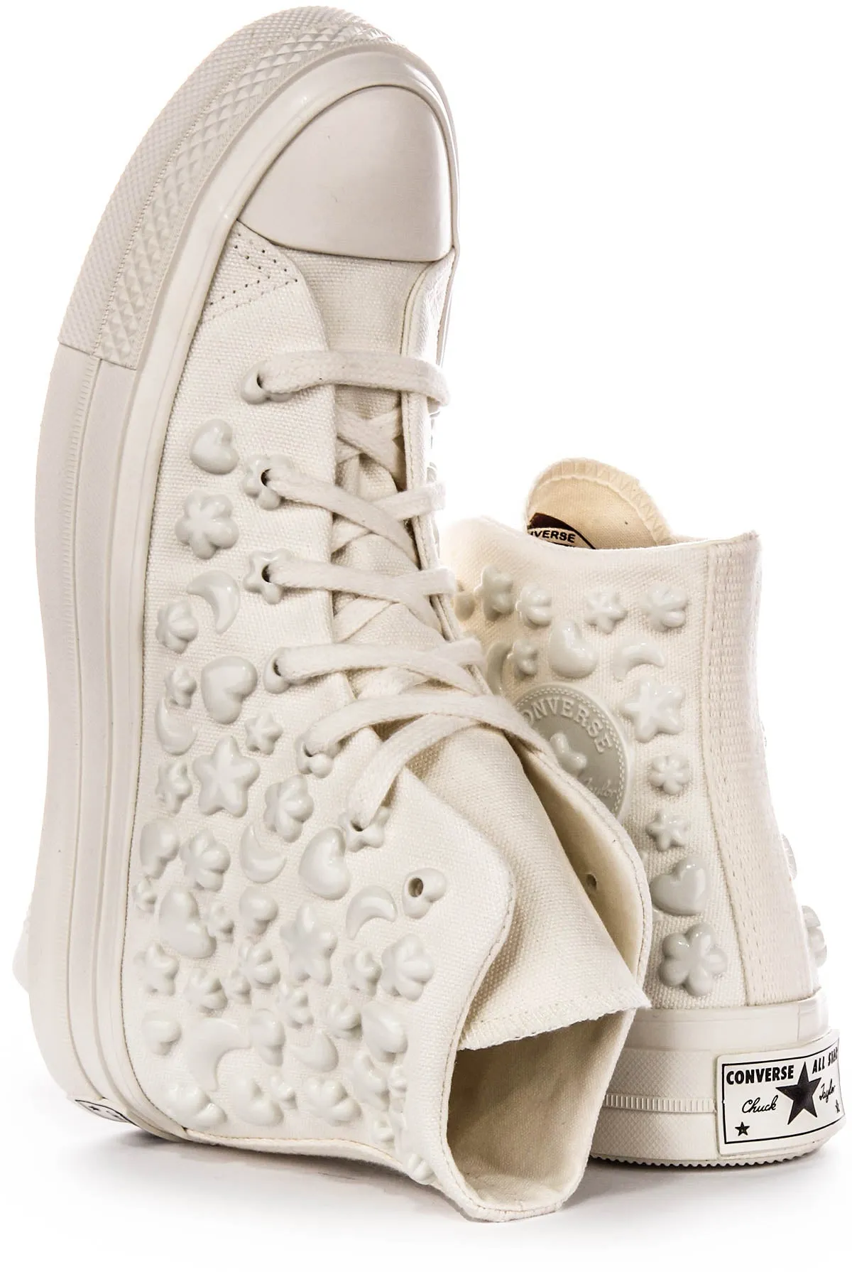 Converse All Star Hi A06434C Charms In White For Women