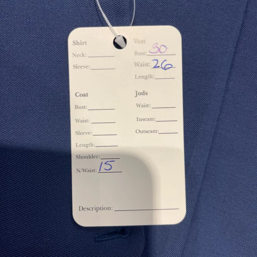Custom Dark Blue Vest