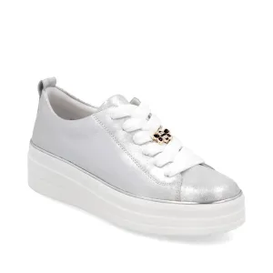 D1C03-81 - Sliver Lace up Trainer - Remonte