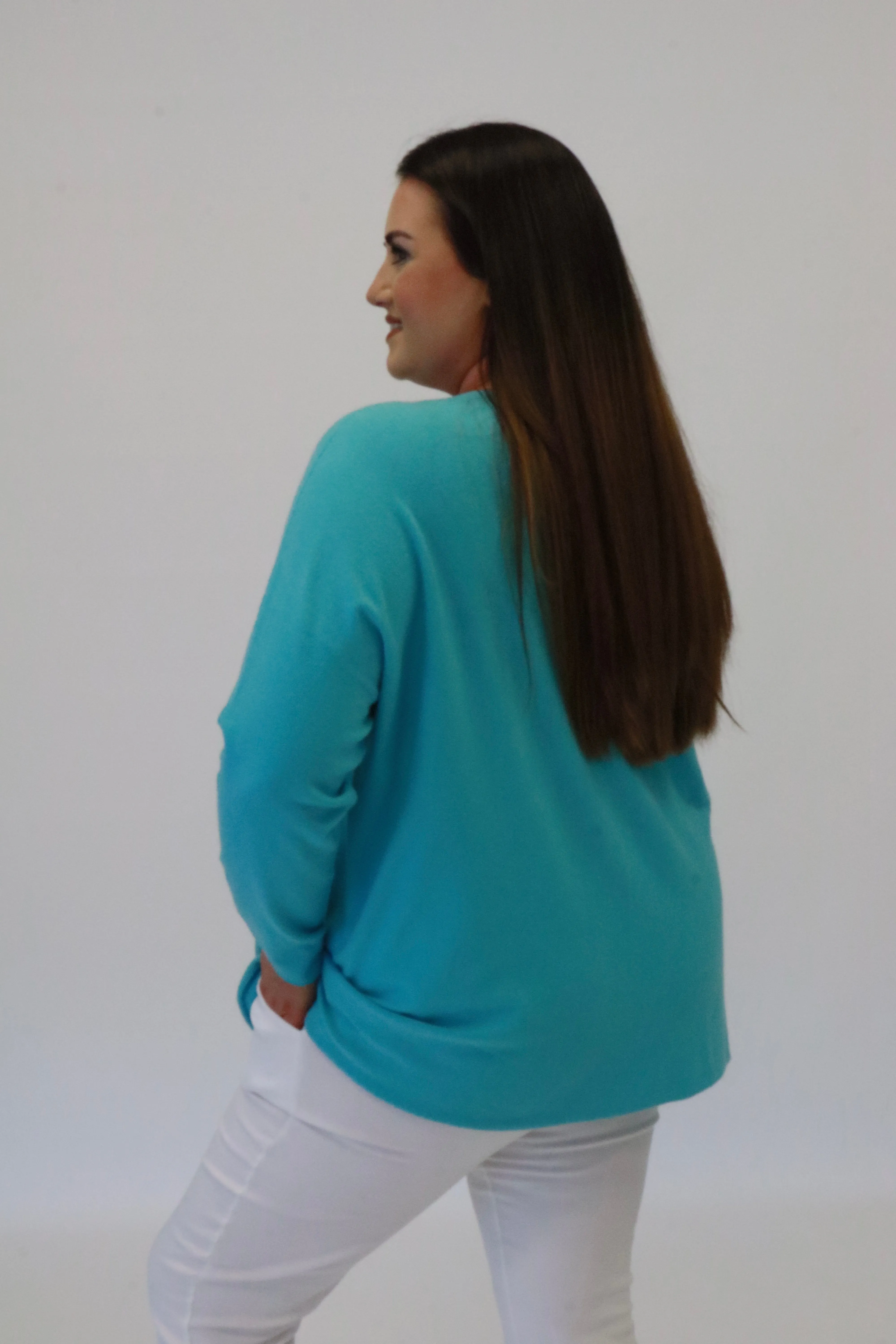 Daniela Jumper in Turquoise